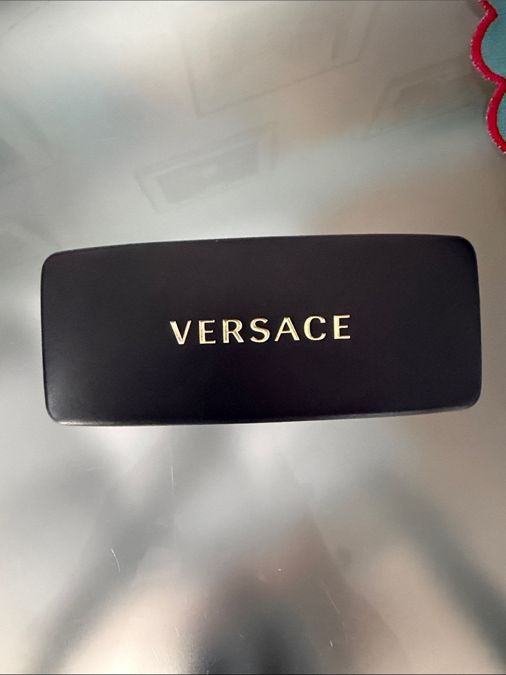 Versace Black Sunglasses Case